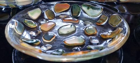 Talerzyki szklane zestaw 4 szt.