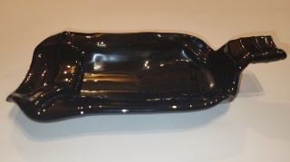 Patera z butelki szklanej.