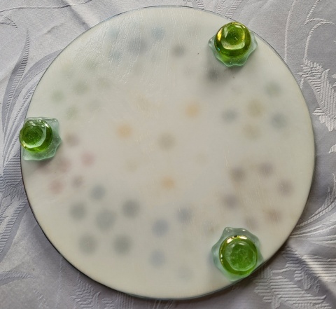 Patera ze szkła fusingowego