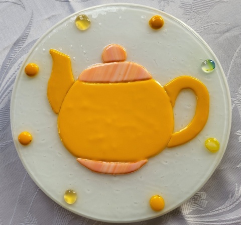 Patera ze szkła fusingowego