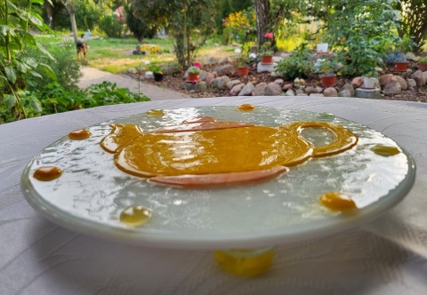 Patera ze szkła fusingowego