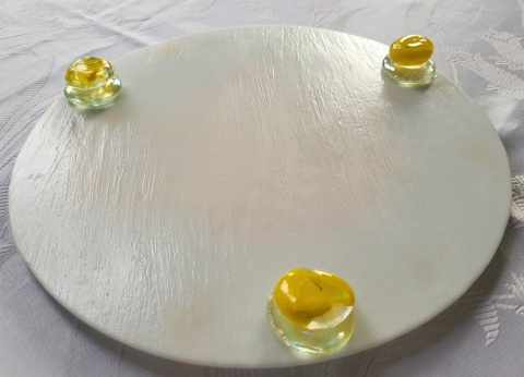 Patera ze szkła fusingowego