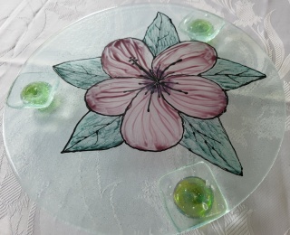 Patera ze szkła fusingowego