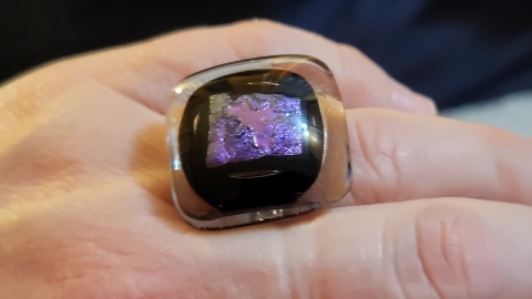 Pierścionek szklane