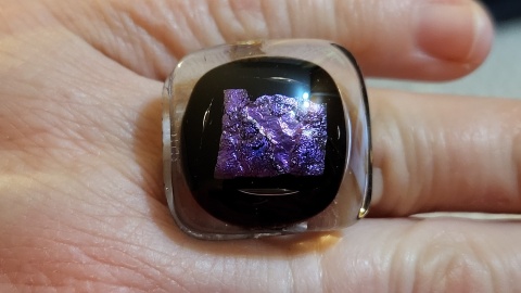 Pierścionek szklane