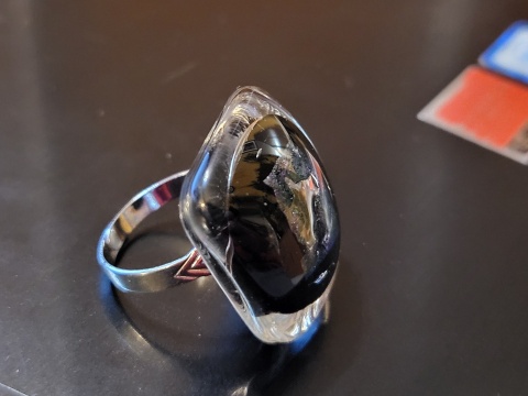 Pierścionek szklane