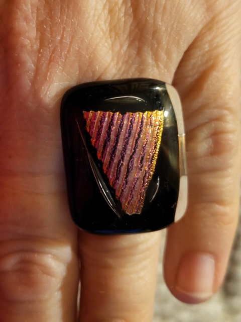 Pierścionek szklany