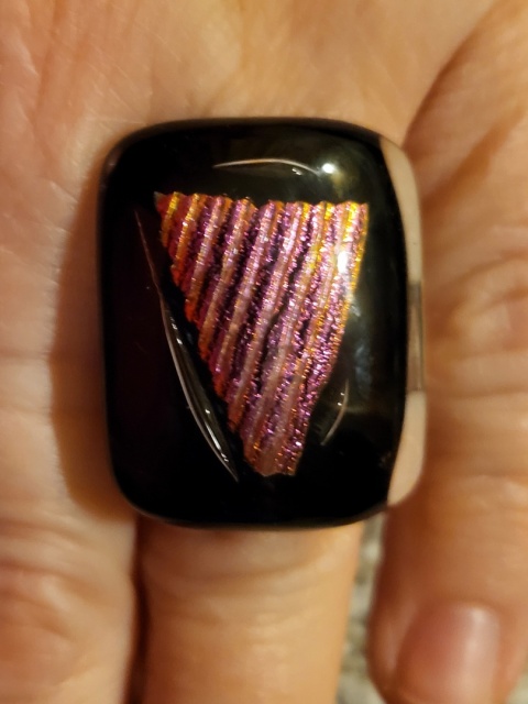 Pierścionek szklany