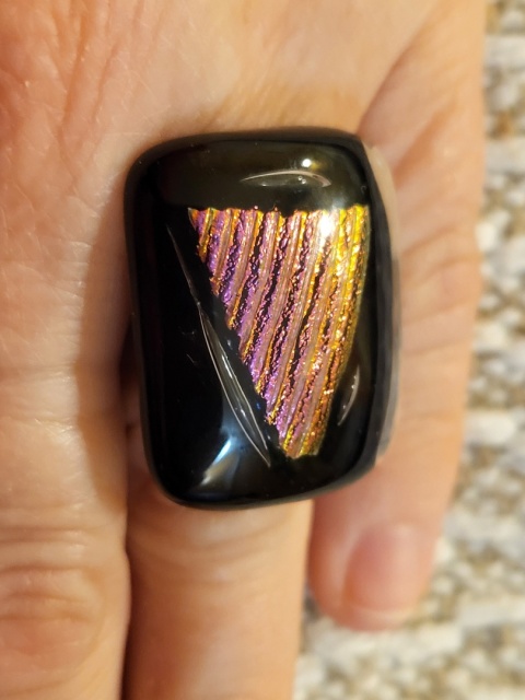 Pierścionek szklany