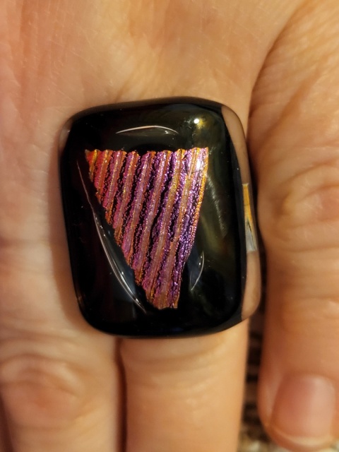 Pierścionek szklany