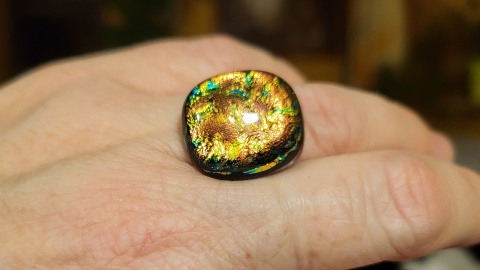 Pierścionek szklany