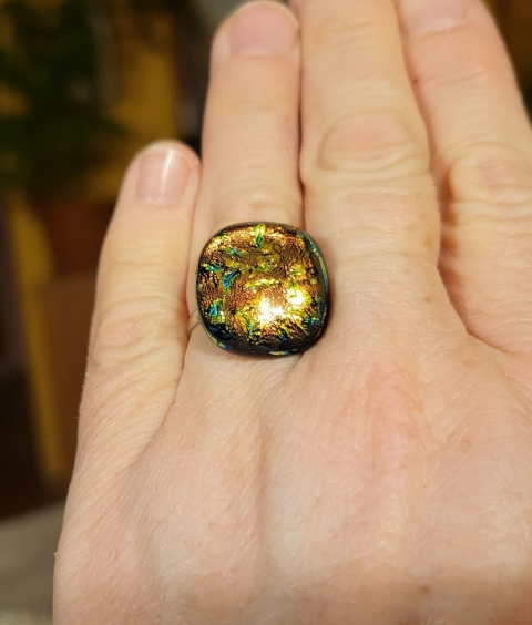 Pierścionek szklany