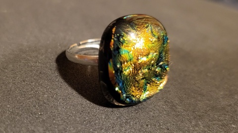 Pierścionek szklany