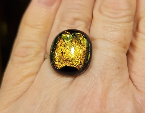 Pierścionek szklany