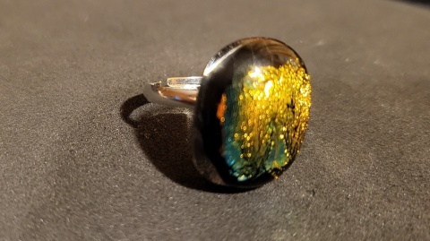 Pierścionek szklany