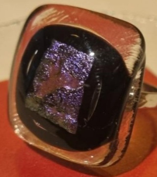 Pierścionek szklane