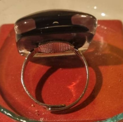 Pierścionek szklane