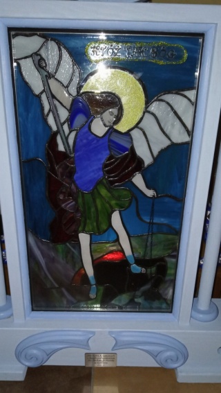 PRZYKŁADOWY WITRAŻ W SZYBIE ZESPOLONEJ WYKONANY PRZEZE MNIE