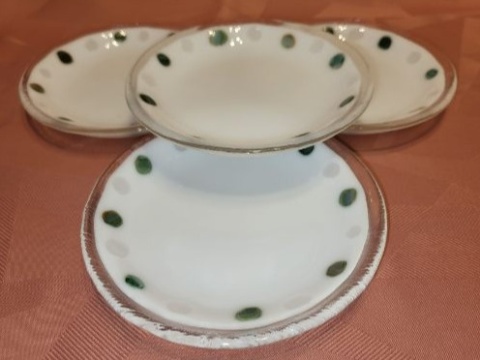 Talerzyki szklane zestaw 4 szt.