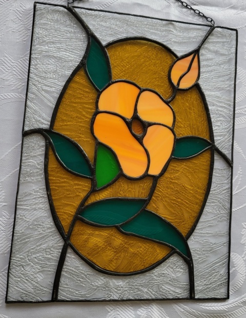 Witraż wykonany metodą Tiffany'ego