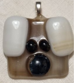 Zawieszka szklana - PIESEK