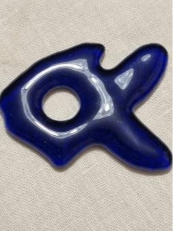 Zawieszka szklana - ryba