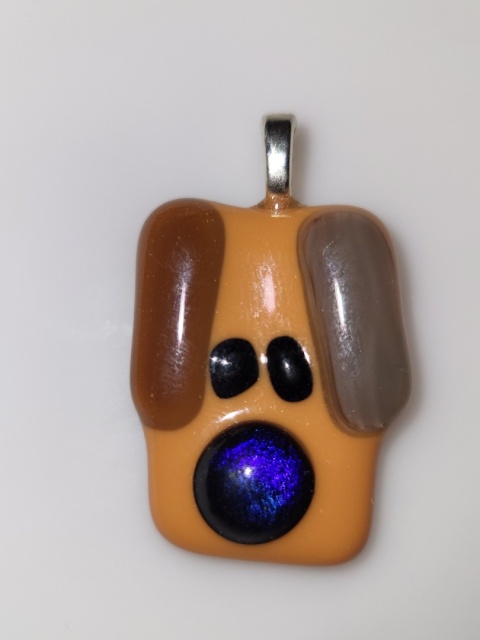 Zawieszka szklana - PIESEK