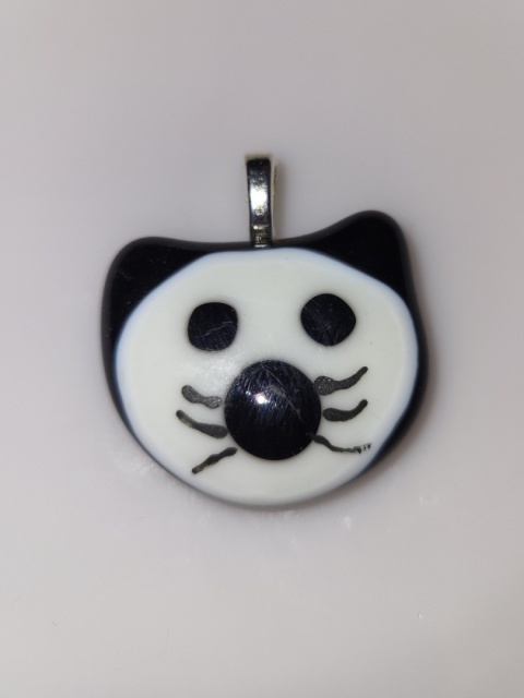 Zawieszka szklana - KOTEK