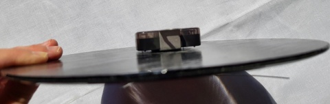 Zegar ze szkła fusingowego