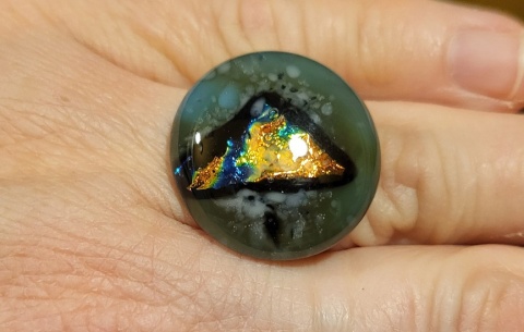 Pierścionek szklany