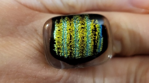 Pierścionek szklany