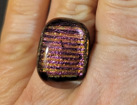 Pierścionek szklany