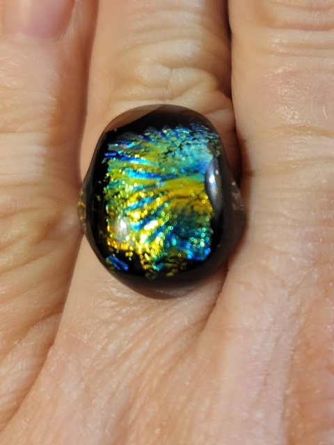 Pierścionek szklany