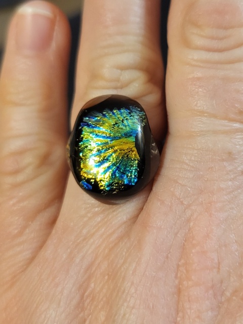 Pierścionek szklany