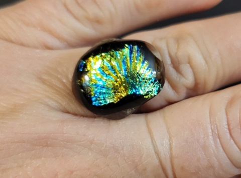 Pierścionek szklany