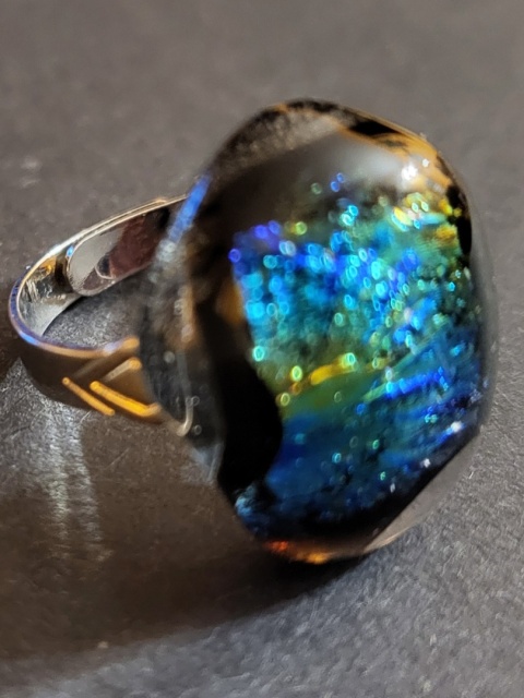 Pierścionek szklany