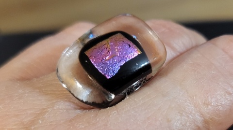 Pierścionek szklany