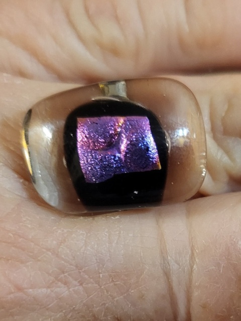 Pierścionek szklany